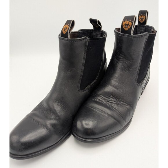 Ariat Boots Womens Size 4 Black Leather Paddock English Riding Jodhpur 67301 - Picture 1 of 11